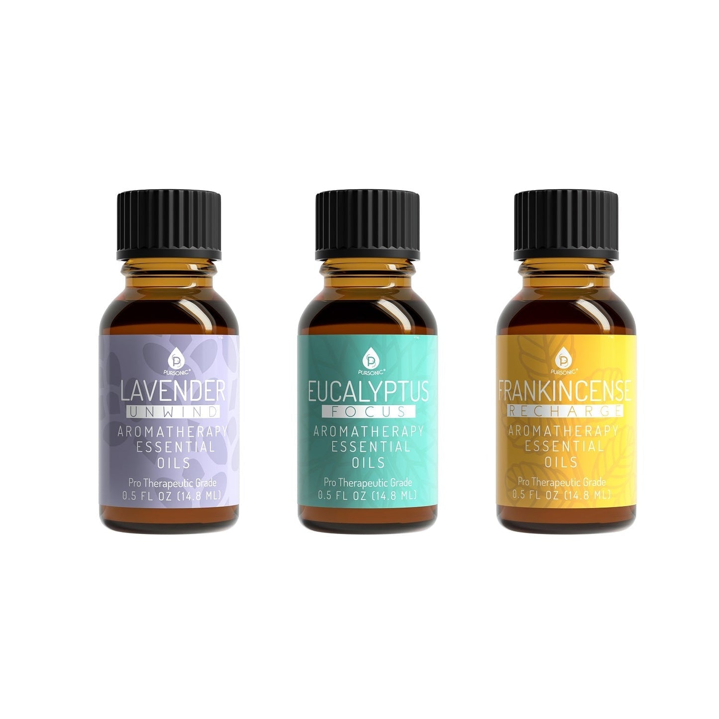 3 Pack Aromatherapy Essential oils (Lavender, Eucalyptus, Frankincense) - TonicTrove