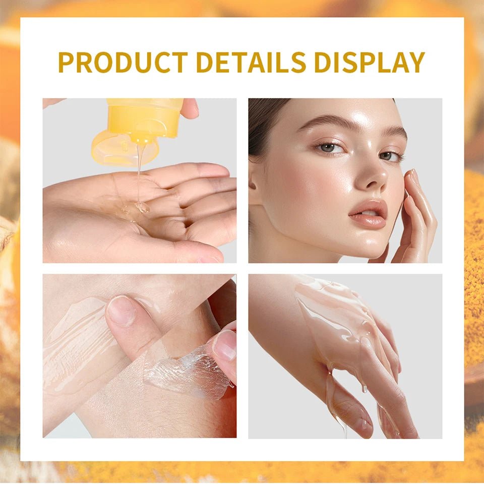 75ml Turmeric Night Wrapping Mask Collagen Face Mask Collagen Deep Hydration Moisturizing Sleeping Peel Off Mask Skin Care - TonicTrove
