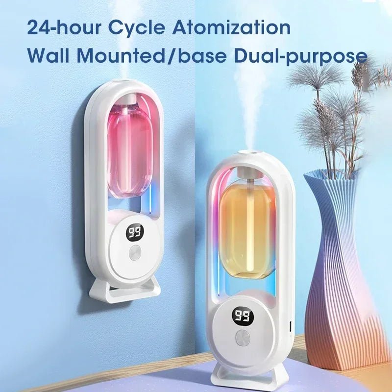 Automatic Home Fragrance Machine Essential Oil Diffuser Nebulizer Perfume Scent Machine for Kitchen and Toilet Deodorization - TonicTrove