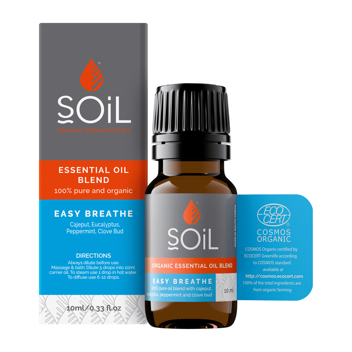 Easy Breathe - Organic Essential Oil Blend 10ml - TonicTrove