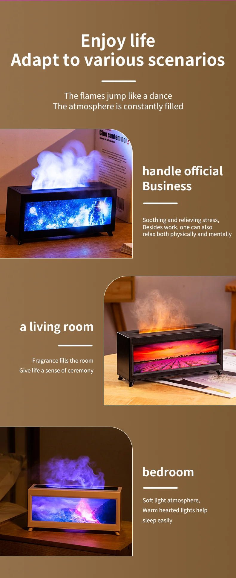Fireplace Essential Oil Diffuser - TonicTrove