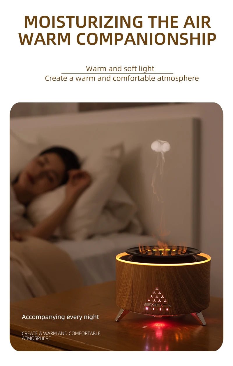 Flame Volcano Air Humidifier (Bluetooth) - TonicTrove