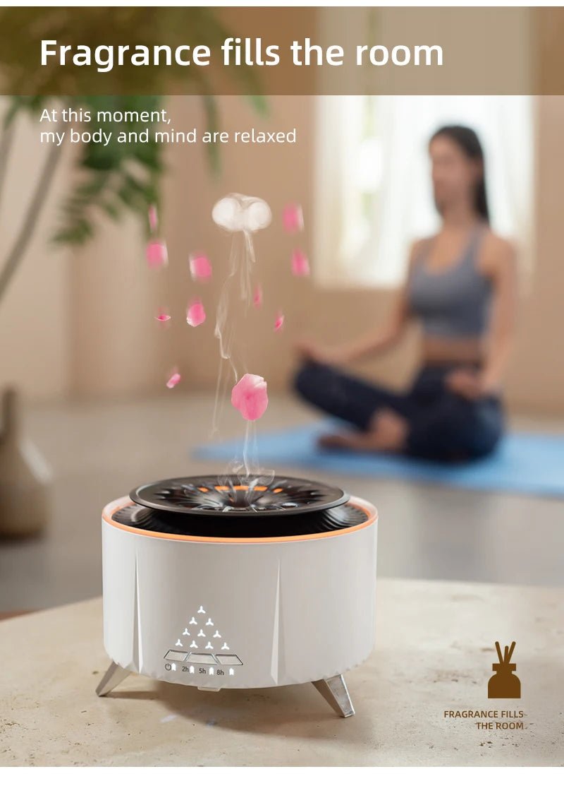 Flame Volcano Air Humidifier (Bluetooth) - TonicTrove