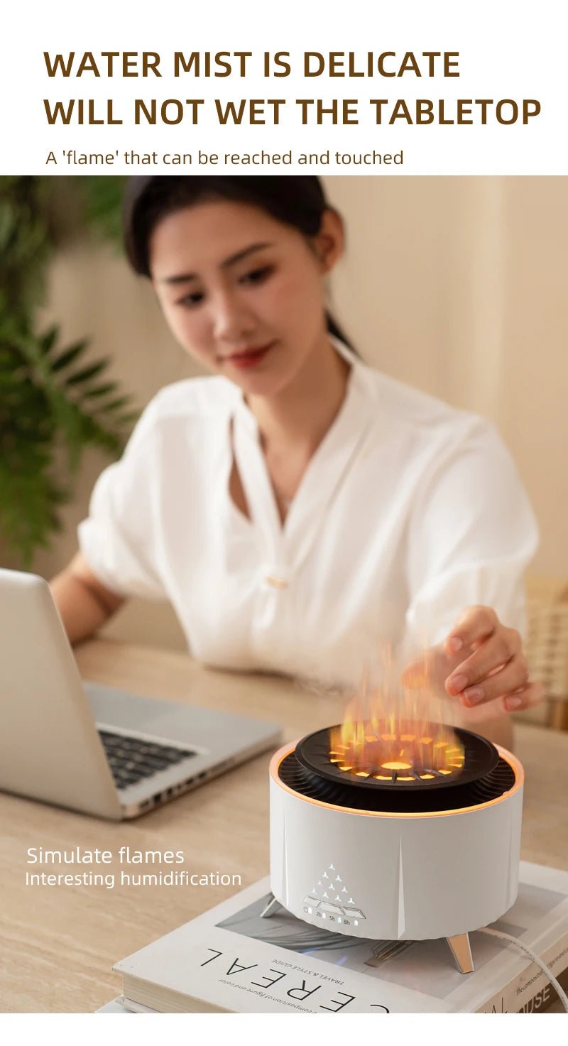 Flame Volcano Air Humidifier (Bluetooth) - TonicTrove