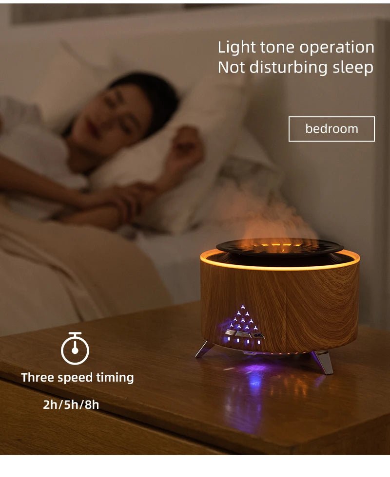 Flame Volcano Air Humidifier (Bluetooth) - TonicTrove