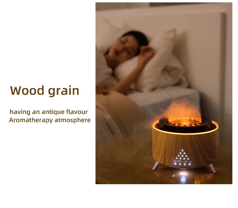Flame Volcano Air Humidifier (Bluetooth) - TonicTrove