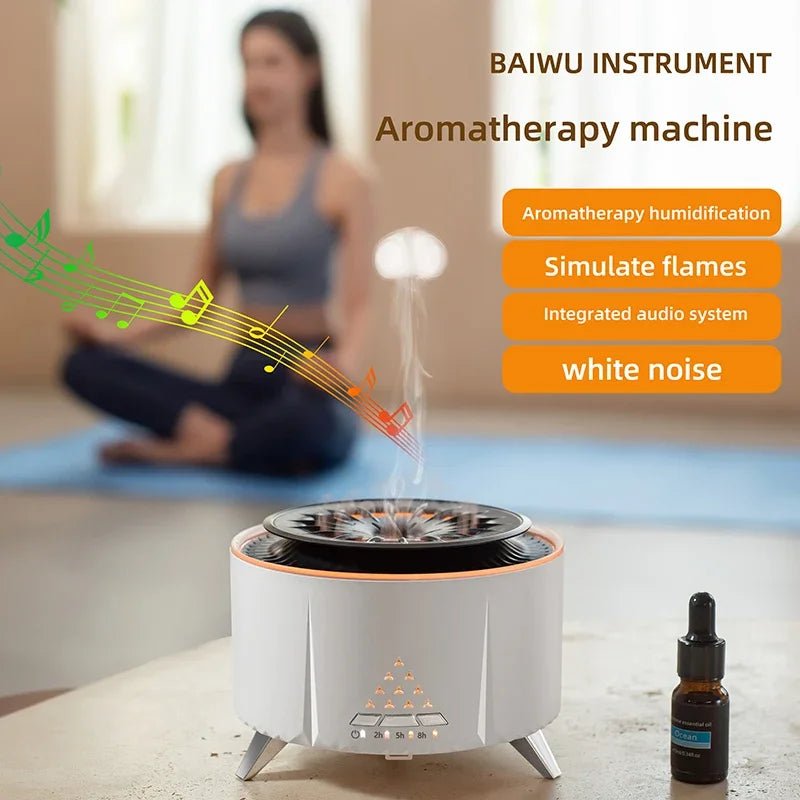 Flame Volcano Air Humidifier (Bluetooth) - TonicTrove