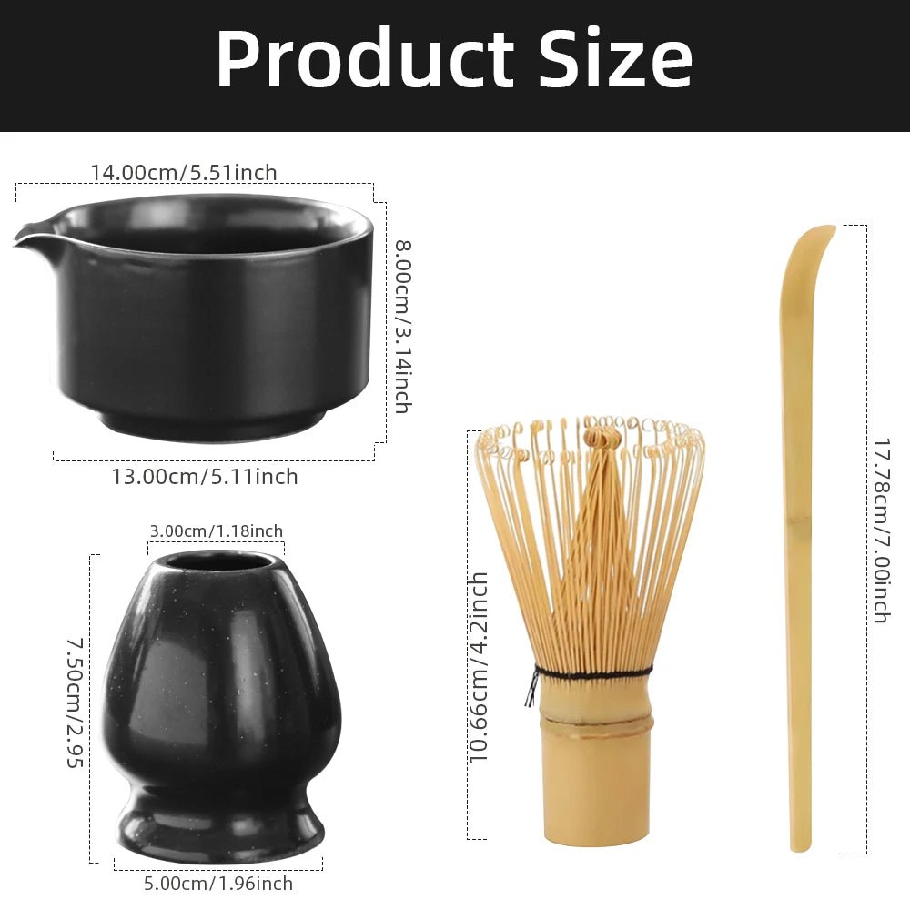 Japanese Matcha Whisk Stand Tea Ceremony Matcha Bowl Bamboo Whisk Grinder Brushes Tea Tools Holder Tea Accessories Teaware - TonicTrove