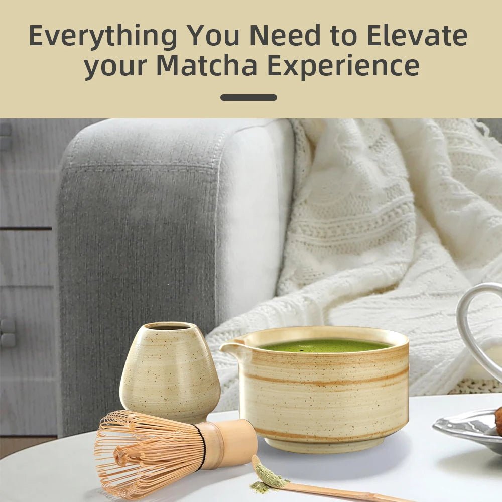 Japanese Matcha Whisk Stand Tea Ceremony Matcha Bowl Bamboo Whisk Grinder Brushes Tea Tools Holder Tea Accessories Teaware - TonicTrove