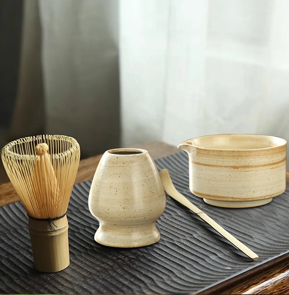 Japanese Matcha Whisk Stand Tea Ceremony Matcha Bowl Bamboo Whisk Grinder Brushes Tea Tools Holder Tea Accessories Teaware - TonicTrove