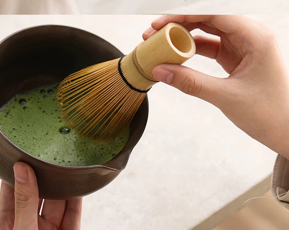 Japanese Matcha Whisk Stand Tea Ceremony Matcha Bowl Bamboo Whisk Grinder Brushes Tea Tools Holder Tea Accessories Teaware - TonicTrove