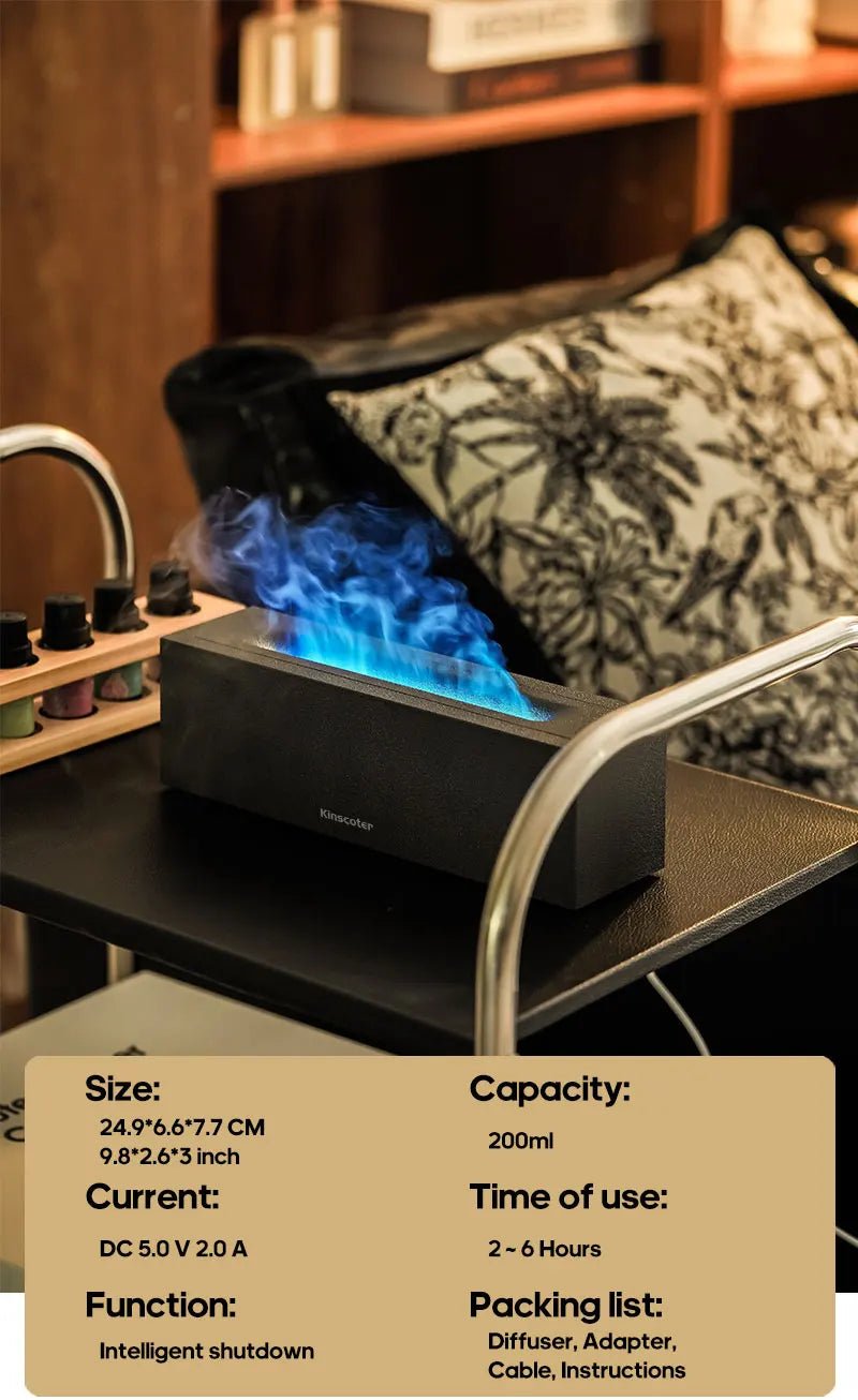 KINSCOTER Flame Air Humidifier - TonicTrove