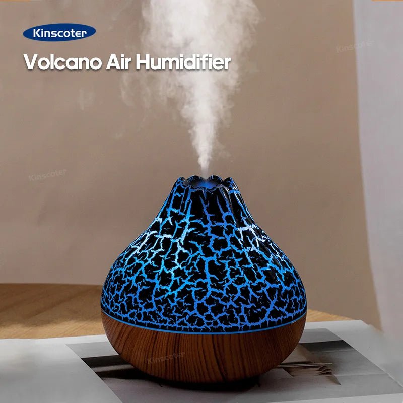 Multi choice light up Colourful Volcano Air Humidifier 300ml - TonicTrove