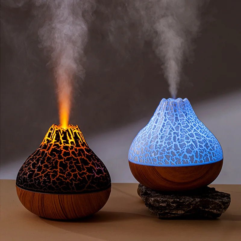 Multi choice light up Colourful Volcano Air Humidifier 300ml - TonicTrove