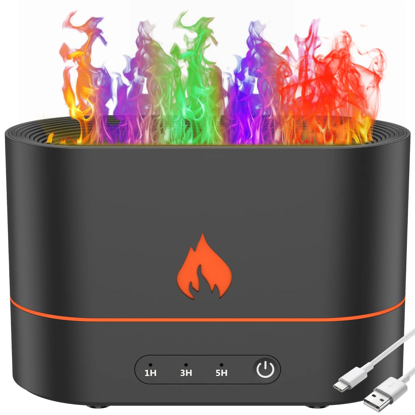 Relaxing flame Colourful humidifier - TonicTrove