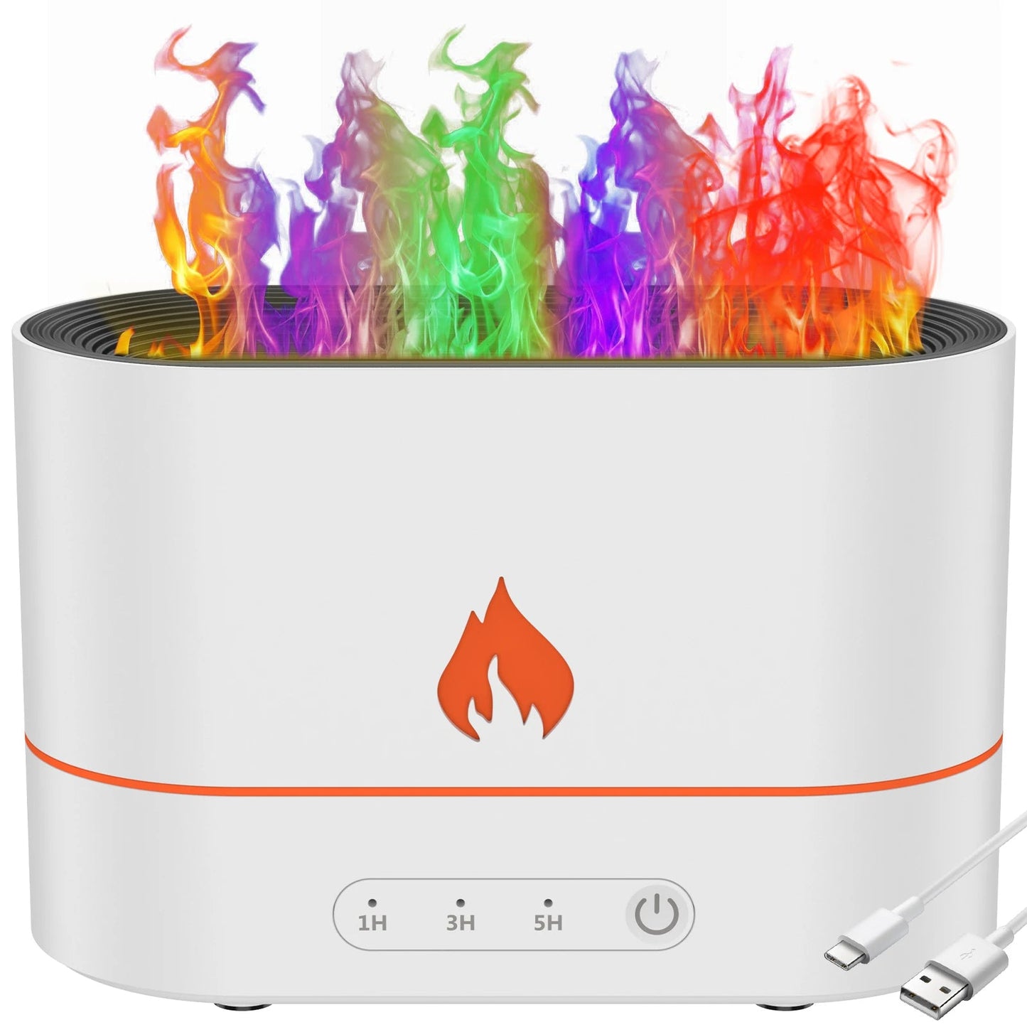Relaxing flame Colourful humidifier - TonicTrove