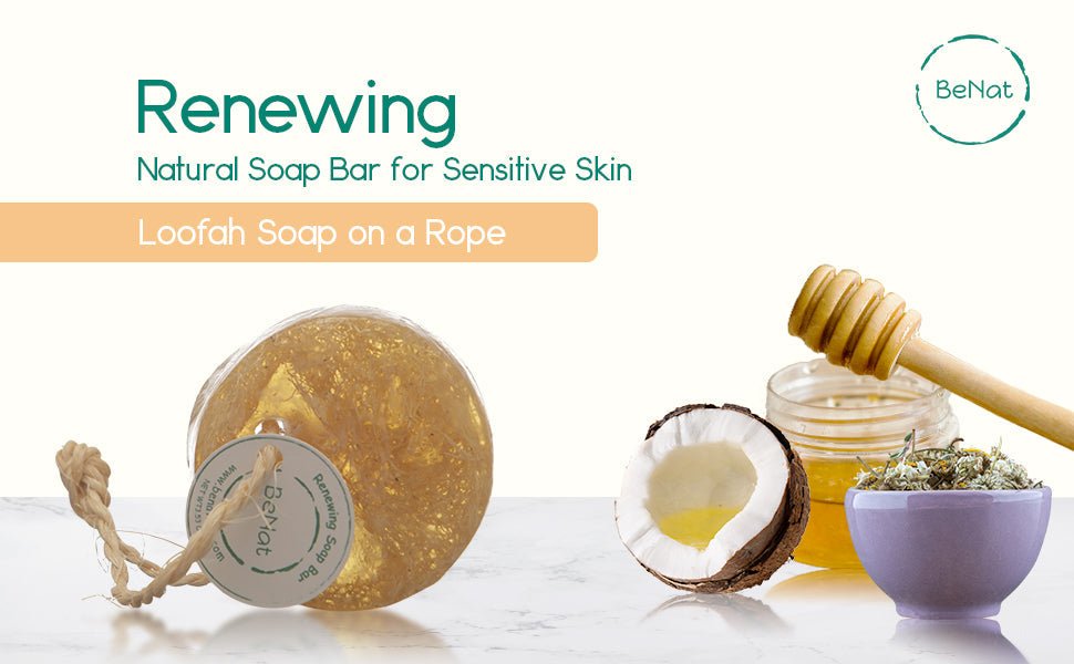 Renewing Soap Bar. Chamomile, Honey, and Coconut Oil. - TonicTrove