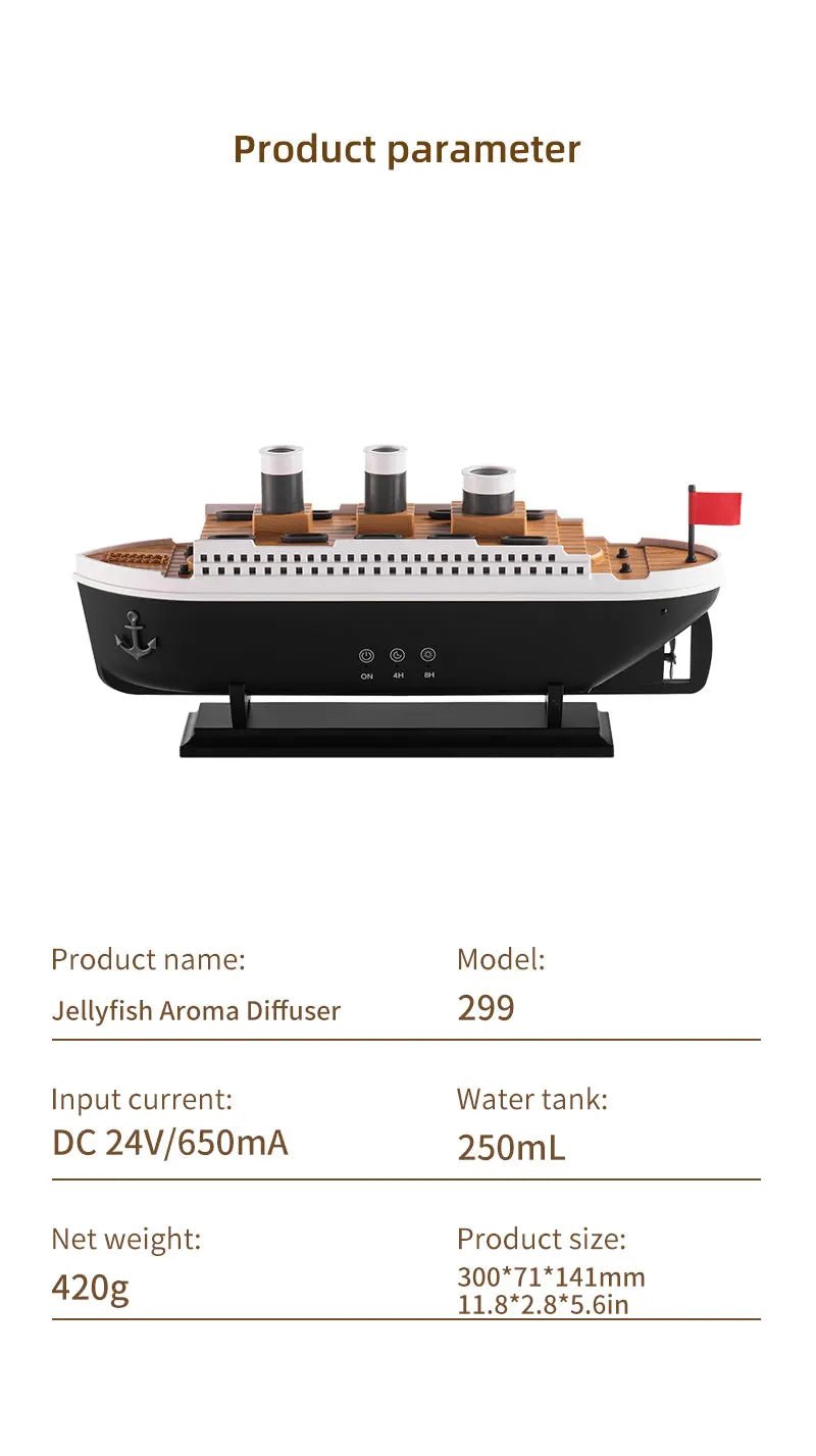 Retro Ship Air Humidifier - TonicTrove