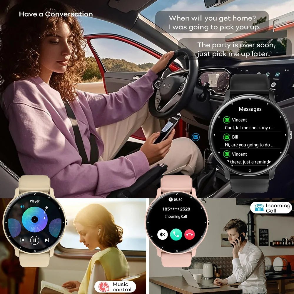 Smart Watch for Men & Women IP67, 100+ Sports Modes (Calorie&Distance Tracking) - TonicTrove