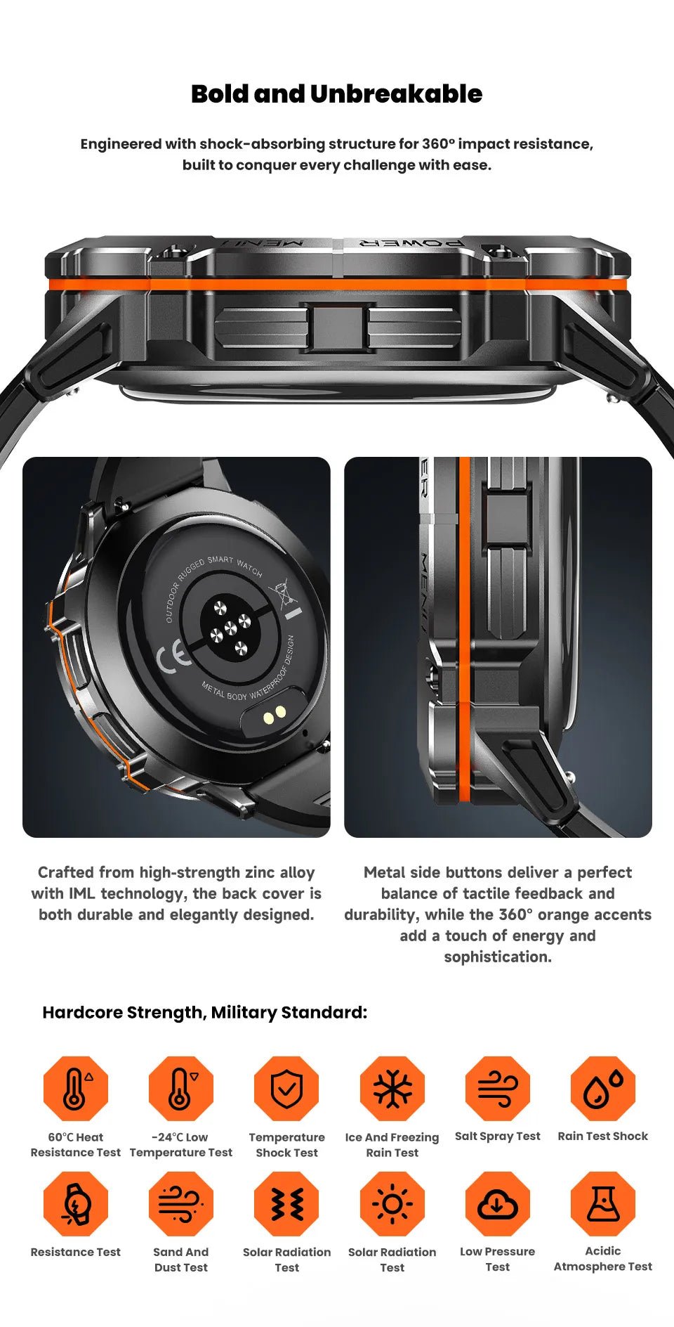 T - Rex 3 Smart Watch with GPS - TonicTrove