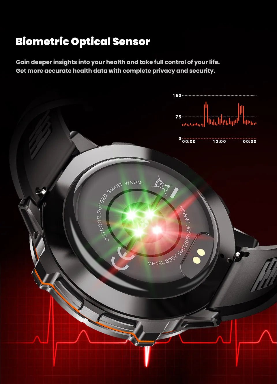 T - Rex 3 Smart Watch with GPS - TonicTrove