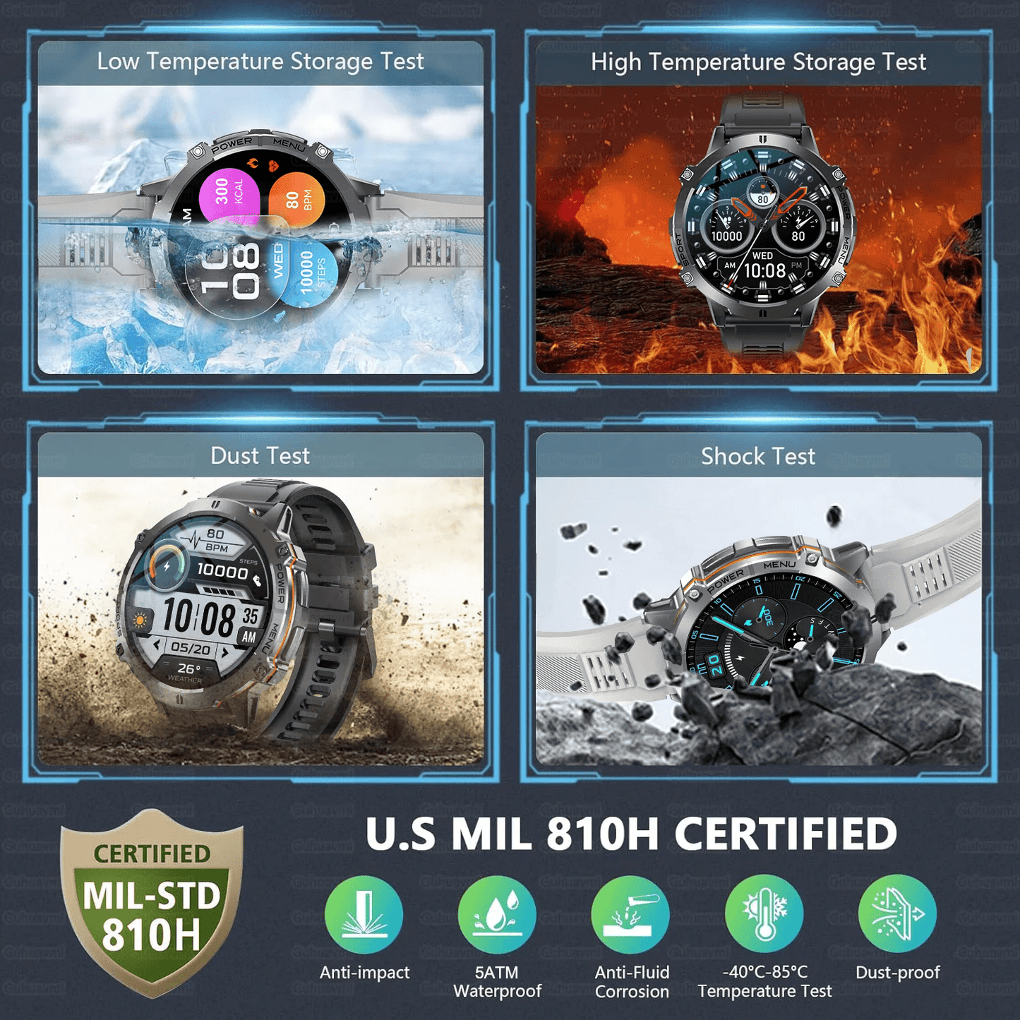 T - Rex 3 Smart Watch with GPS - TonicTrove