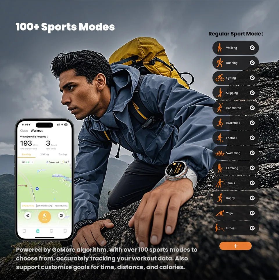 T - Rex 3 Smart Watch with GPS - TonicTrove