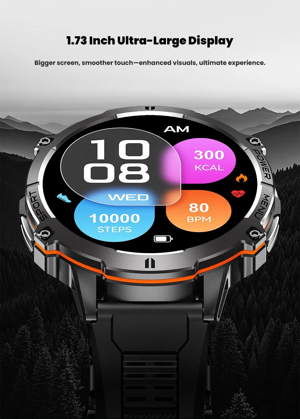 T - Rex 3 Smart Watch with GPS - TonicTrove