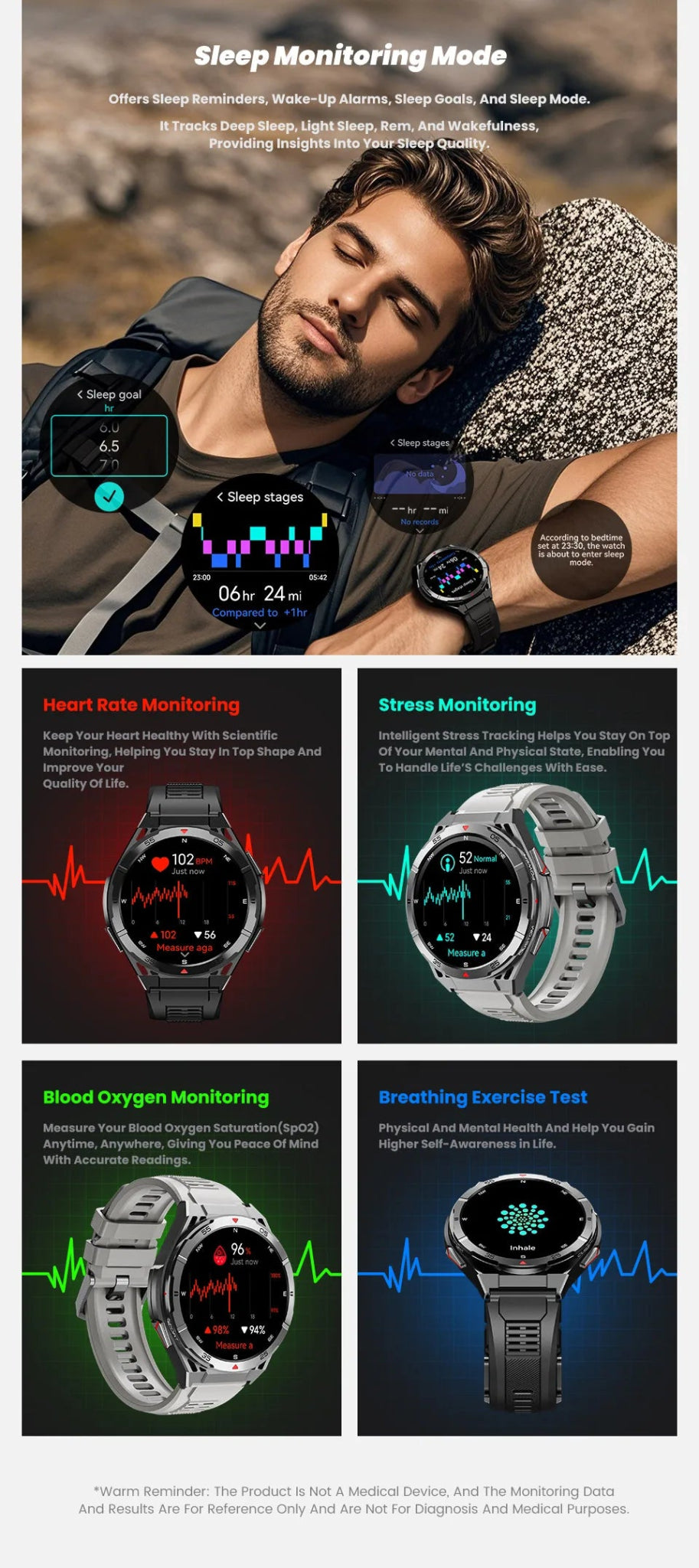 T - Rex 3 Smart watch (with GPS) - TonicTrove