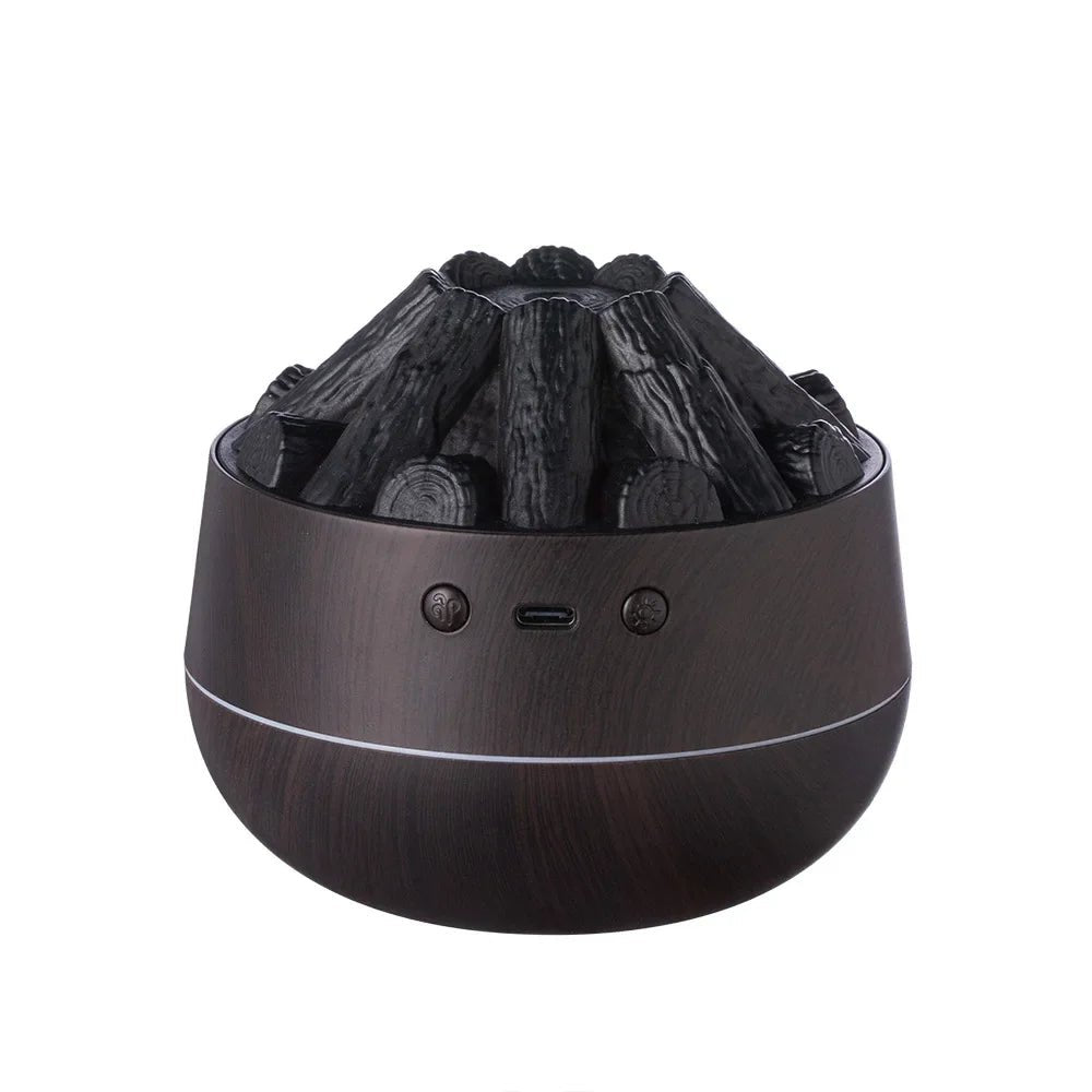 USB Mini Home Small - Scale Aromatherapy Humidifier with Flame Simulation, Customized Gift Portable Essential Oil Diffuser - TonicTrove