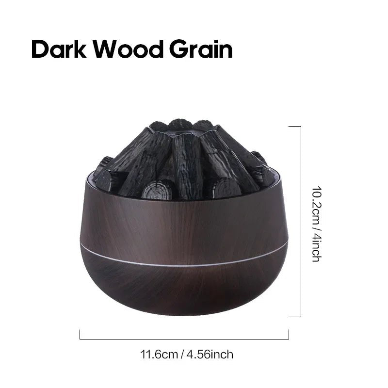 USB Mini Home Small - Scale Aromatherapy Humidifier with Flame Simulation, Customized Gift Portable Essential Oil Diffuser - TonicTrove