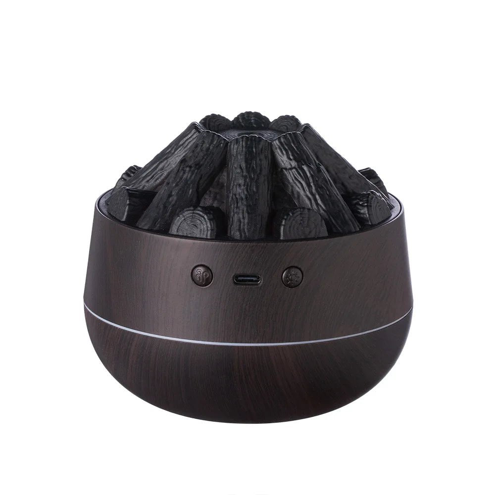 USB Mini Home Small - Scale Aromatherapy Humidifier with Flame Simulation, Customized Gift Portable Essential Oil Diffuser - TonicTrove