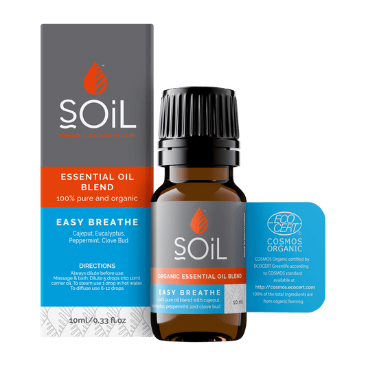 Easy Breathe - Organic Essential Oil Blend 10ml - TonicTrove