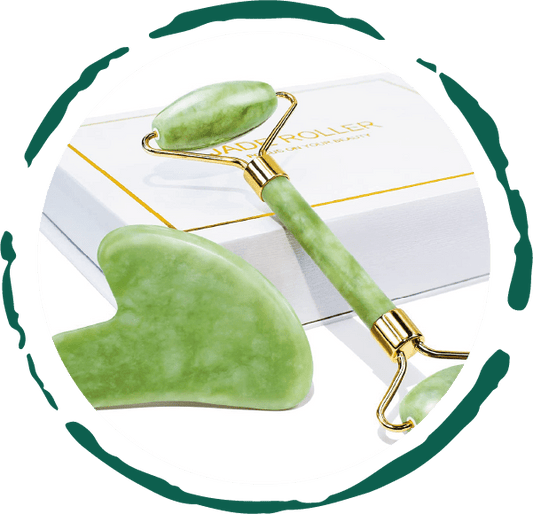 Jade Roller & Gua Sha Gift Box - TonicTrove