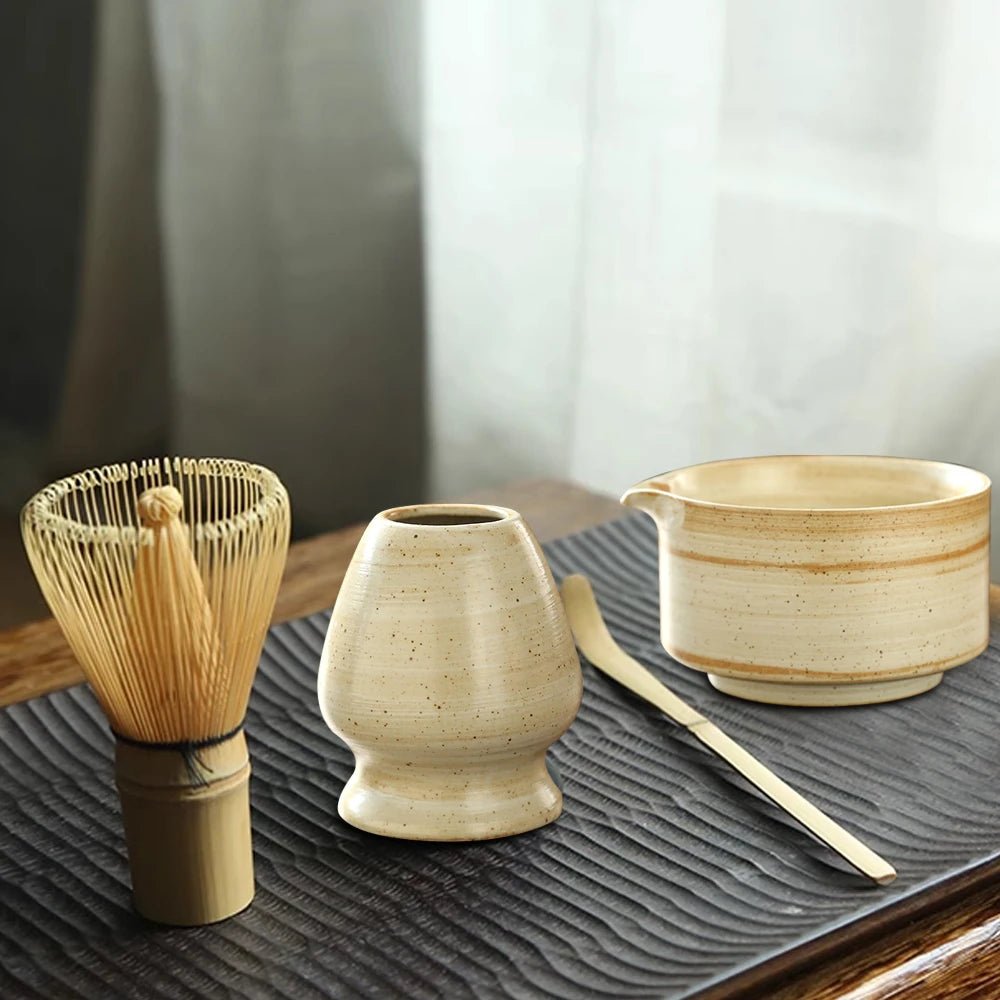 Japanese Matcha Whisk Stand Tea Ceremony Matcha Bowl Bamboo Whisk Grinder Brushes Tea Tools Holder Tea Accessories Teaware - TonicTrove