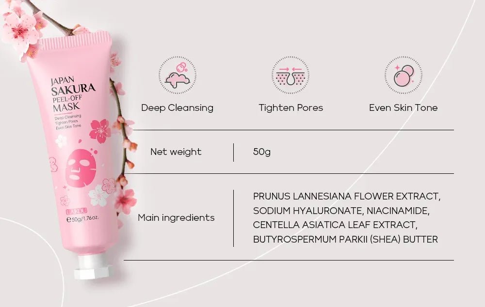 LAIKOU 24K Gold Sakura, Peeling Face Mask (Anti Wrinkle) - TonicTrove