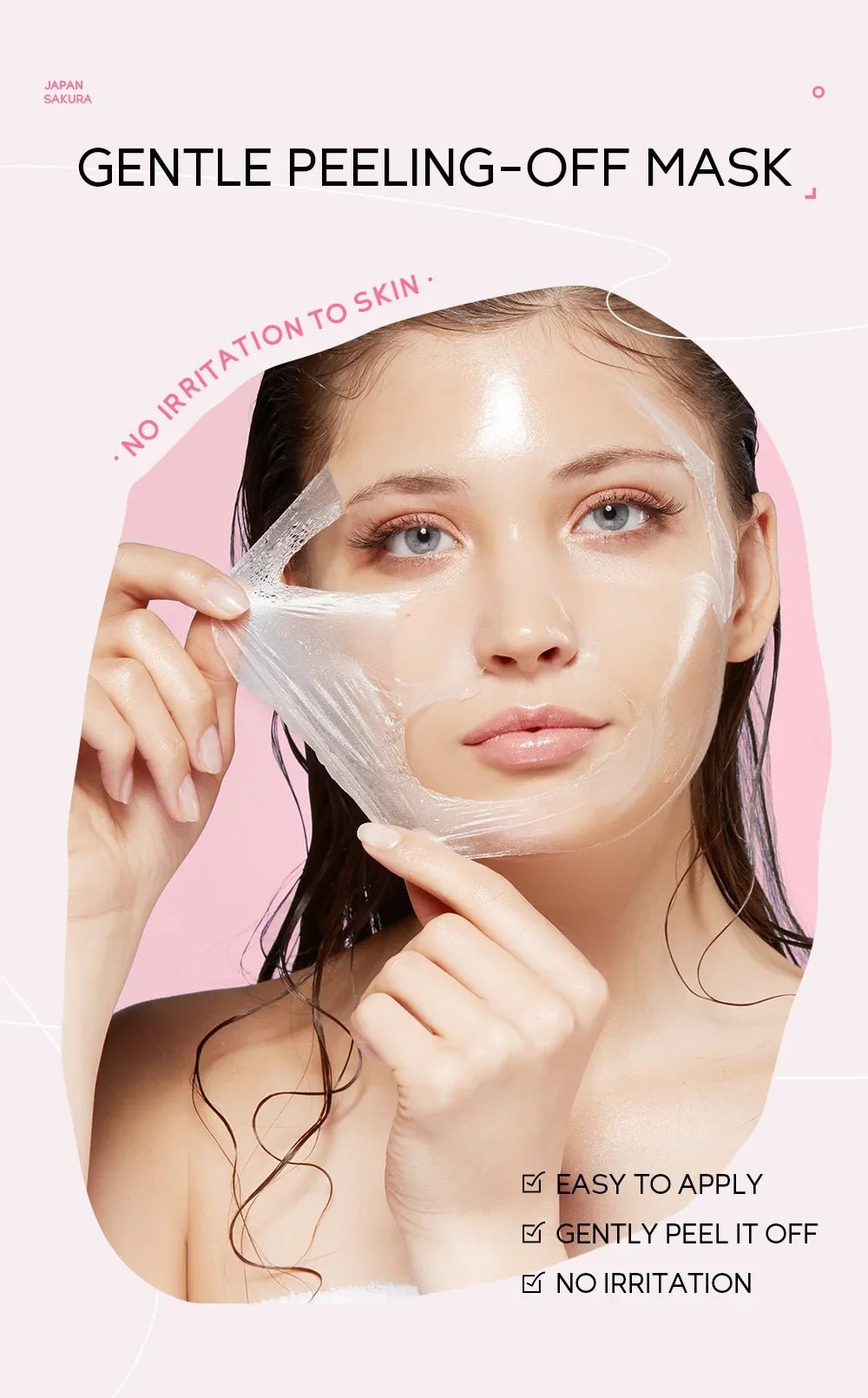 LAIKOU 24K Gold Sakura, Peeling Face Mask (Anti Wrinkle) - TonicTrove