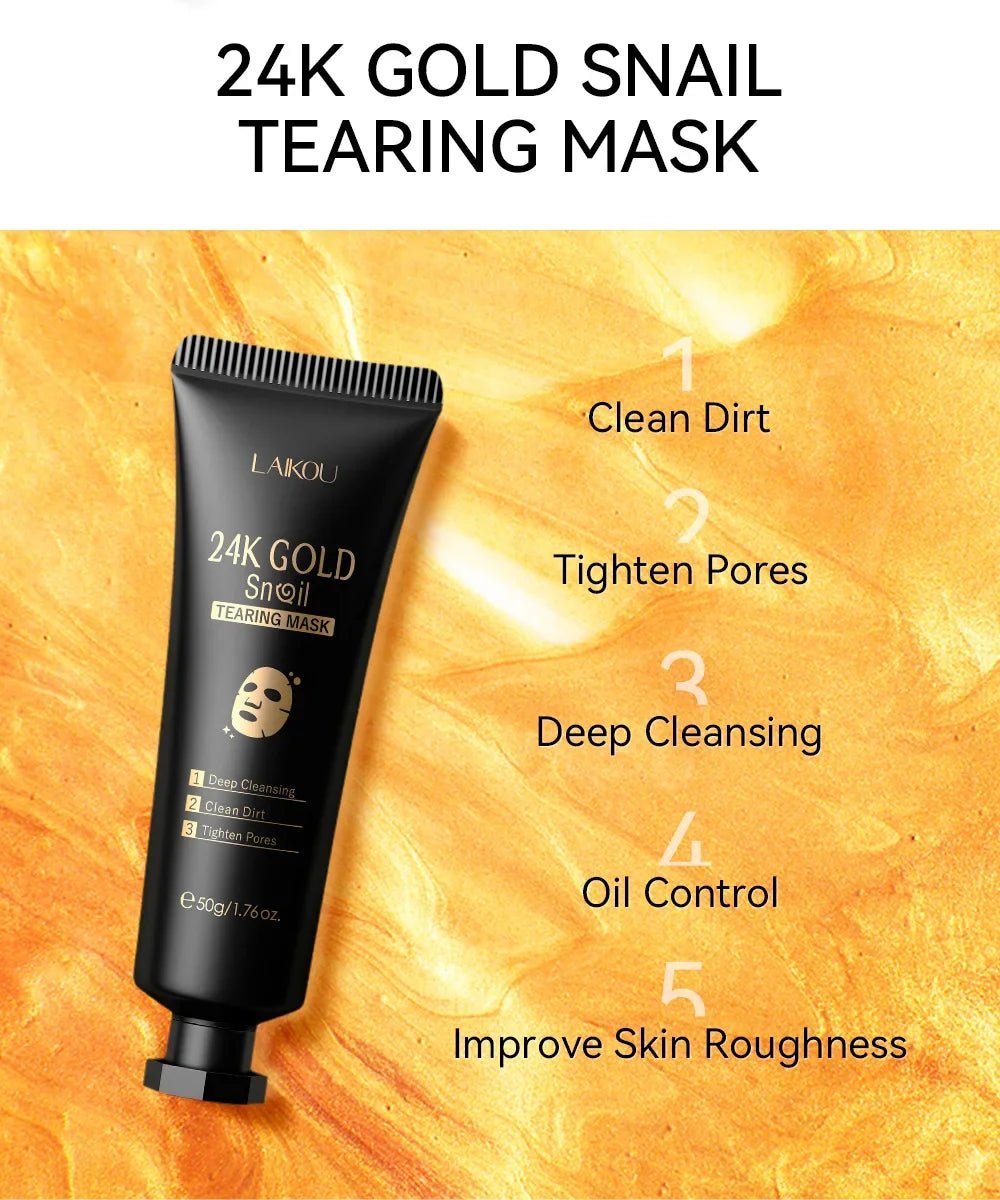 LAIKOU 24K Gold Sakura, Peeling Face Mask (Anti Wrinkle) - TonicTrove