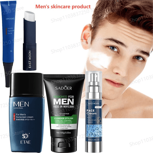 Men's Skincare Cream/eye cream Cleanser Sunscrenn Lip Balm Moisturizing Hydrating Cleaning Nourishing Skin Care Product - TonicTrove