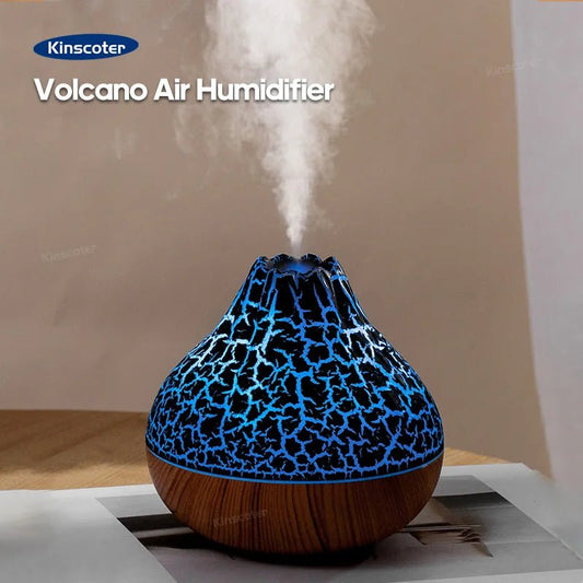 Multi choice light up Colourful Volcano Air Humidifier 300ml - TonicTrove