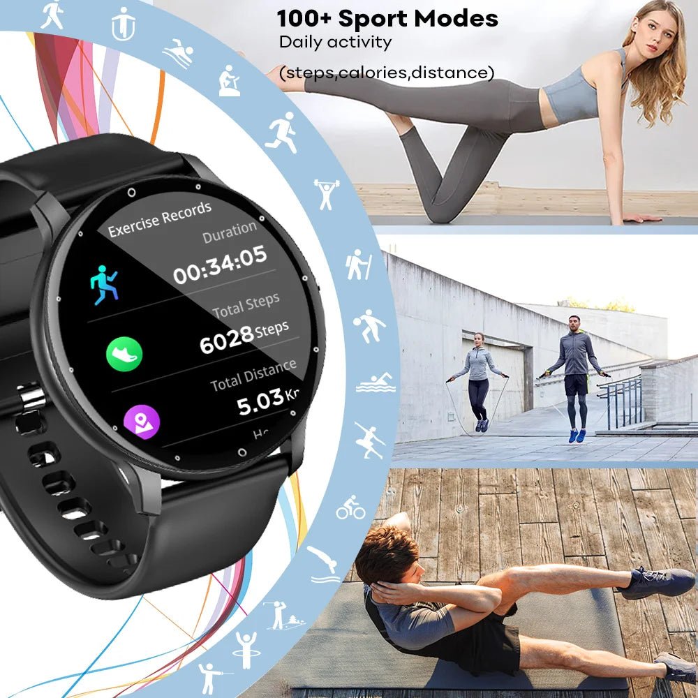 Smart Watch for Men & Women IP67, 100+ Sports Modes (Calorie&Distance Tracking) - TonicTrove