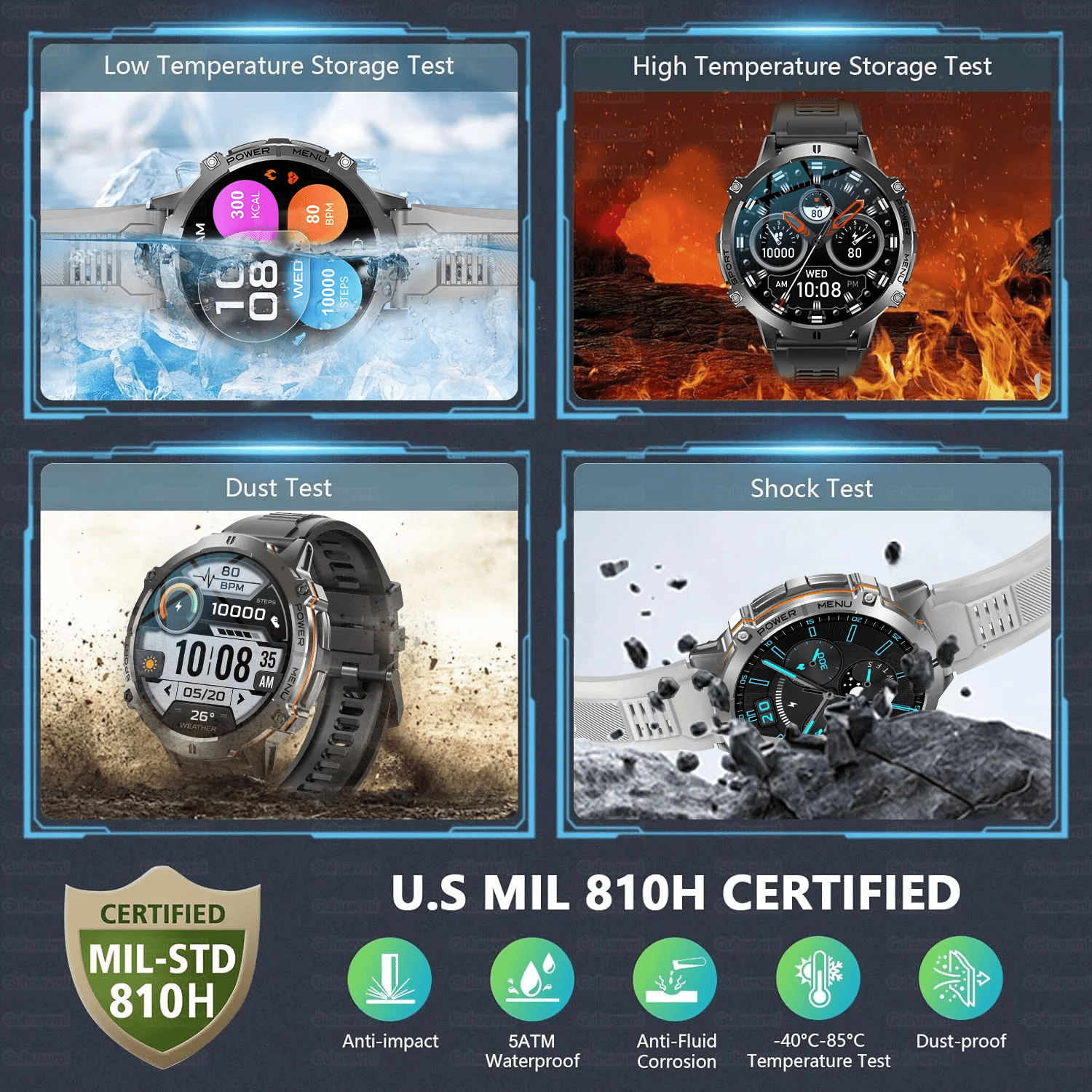 T - Rex 3 Smart Watch with GPS - TonicTrove