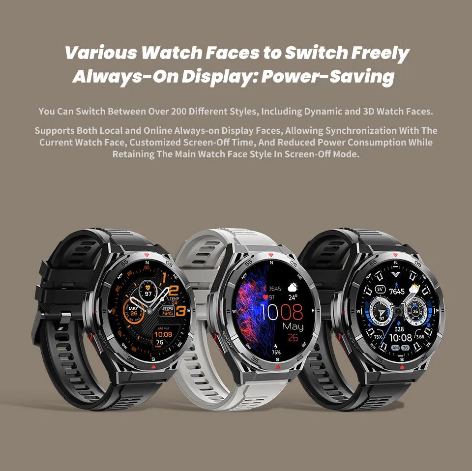 T - Rex 3 Smart watch (with GPS) - TonicTrove
